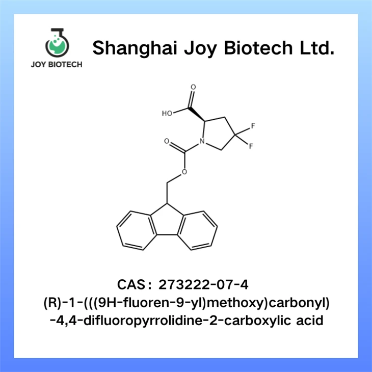 (R)-Acide 1-(((9H-fluoren-9-yl)méthoxy)carbonyl)-4,4-difluoropyrrolidine-2-carboxylique CAS NO 273222-07-4